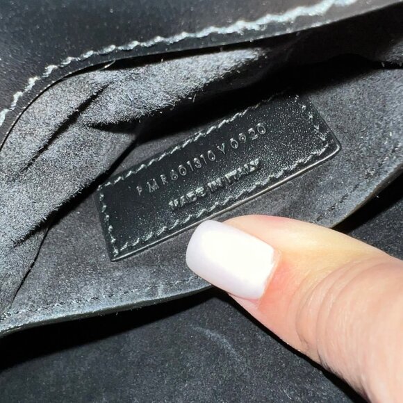 SAINT LAURENT Calfskin Monogram Small Dylan Shoulder Bag in Black - Picture 11 of 11